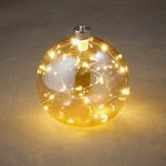 Casa si Gradina - Decoratiuni - Decoratiuni de sezon - Decoratiune Edelman - Glob auriu, cu leduri - Infinity.ro