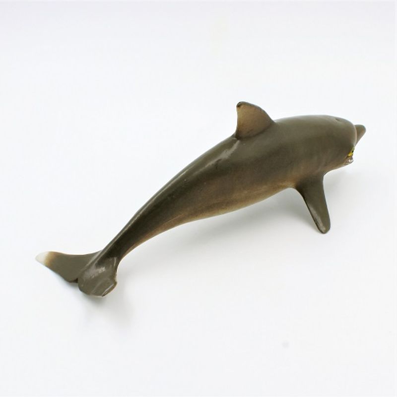 Jucarii, Copii si Bebe - Jucarii si jocuri - Figurine - Figurina cu sunet Sqweekies delfin maroniu 23cm - Infinity.ro