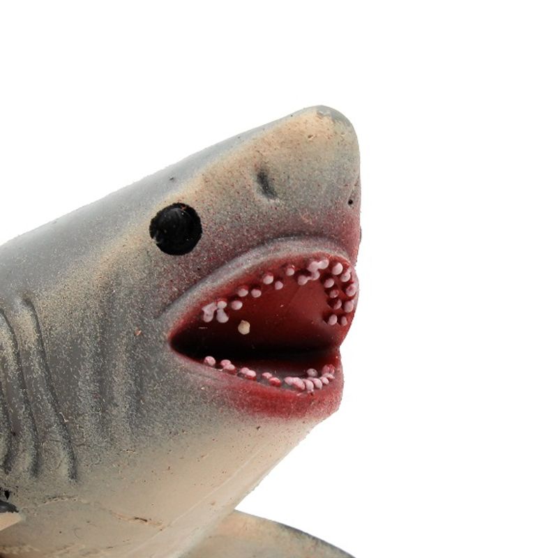 Jucarii, Copii si Bebe - Jucarii si jocuri - Figurine - Jucarie elastica Blacktip Reef Shark gri - Infinity.ro