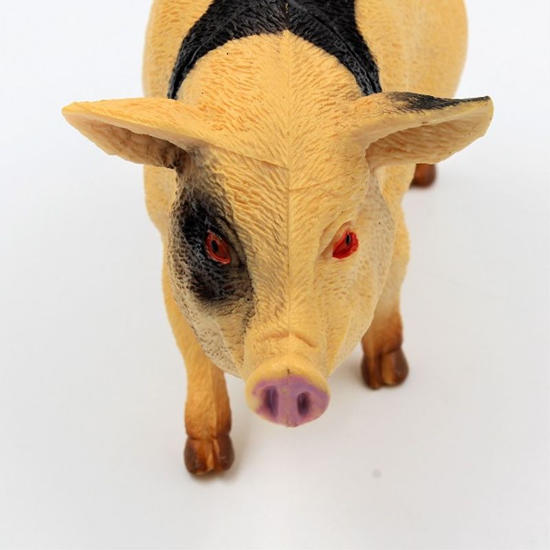 Jucarii, Copii si Bebe - Jucarii si jocuri - Figurine - Figurina replica animal purcelus crem 22cm - Infinity.ro