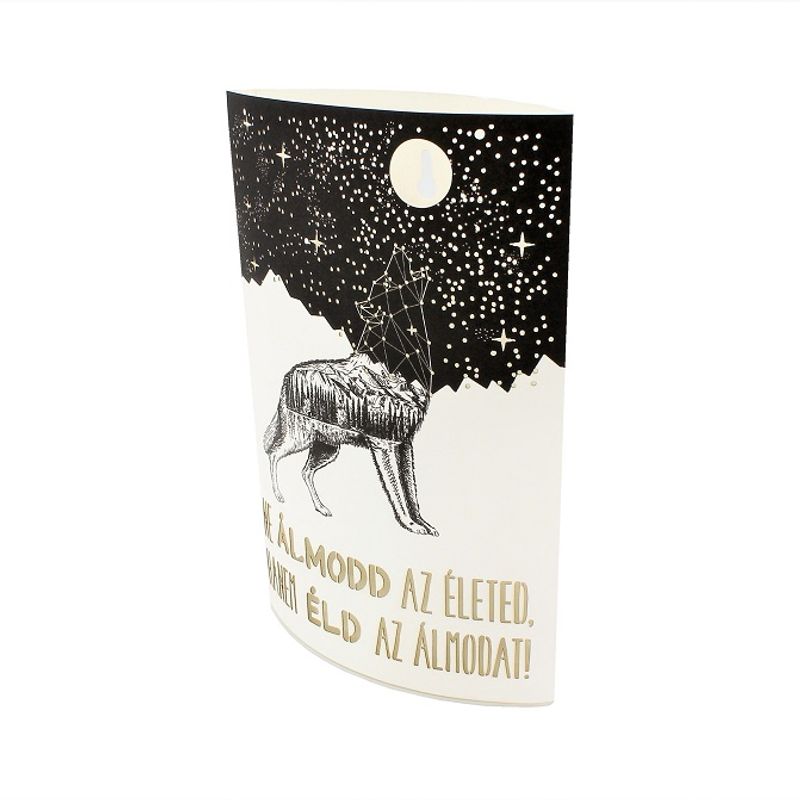 Casa si Gradina - Corpuri si surse de iluminat - Veioze si lampi - Lampadare - Lampa hartie Ne álmodd az életed hanem éld az álmodat! - Infinity.ro