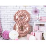 Casa si Gradina - Decoratiuni - Decoratiuni petrecere - Baloane - Balon party cifra 8 roz 35cm - Infinity.ro