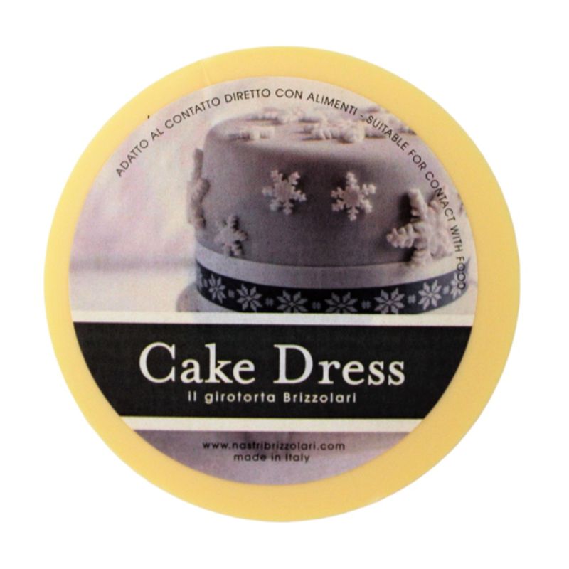 Casa si Gradina - Decoratiuni - Decoratiuni petrecere - Accesorii pentru petrecere - Banda decorativa Cake Dress pentru torturi si prajituri, 4.5cm x 15m, model dantelat,  Splendor ciclam - Infinity.ro