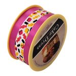 Casa si Gradina - Decoratiuni - Decoratiuni petrecere - Accesorii pentru petrecere - Banda decorativa Cake Dress, pentru torturi si prajituri, 4.5cm x 20m, Candy Roz - Infinity.ro