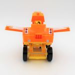 Jucarii, Copii si Bebe - Jucarii si jocuri - Vehicule si jucarii cu telecomanda - Masinute - Masinuta portocalie convertibila tip robot Eagle - Infinity.ro