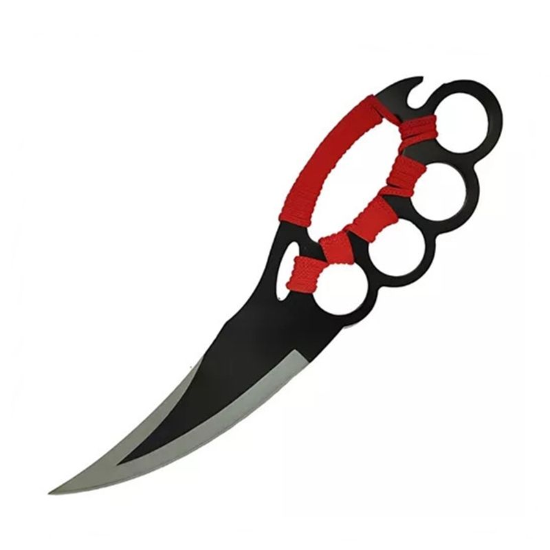 Casa si Gradina - Bucatarie si vesela - Vesela si tacamuri - Cutite si seturi de cutite - Cutit de vanatoare Cobra Red, IdeallStore®, 25 cm, husa inclusa - Infinity.ro