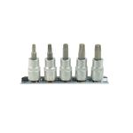 Casa si Gradina/Constructii/Scule de mana si unelte/Chei si truse chei - Set chei torx 5 piese, T25-50  3/8", Geko G13560 - Infinity.ro
