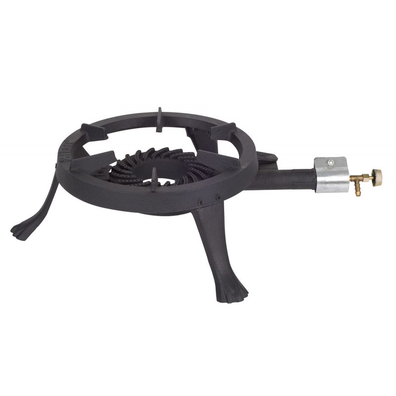 Sport si Outdoor - Camping - Bucatarie de camping - Arzatoare si accesorii - Arzator exterior rotund (pirostrie) ZILAN ZLN-5761, GPL, diametru 28 cm - Infinity.ro