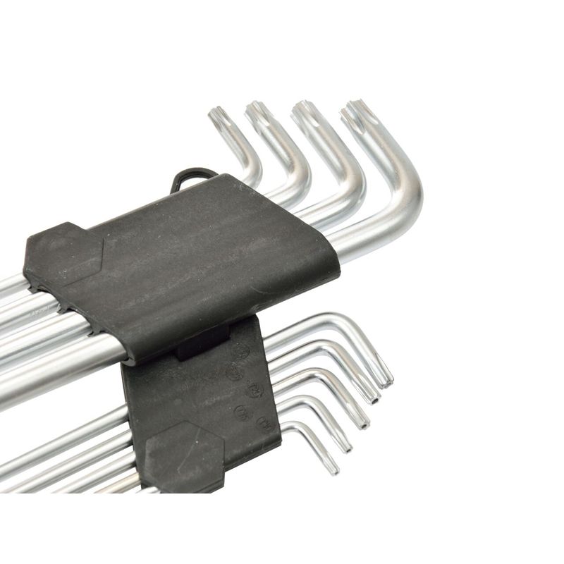 Casa si Gradina - Constructii - Scule de mana si unelte - Chei si truse chei - Set 9 chei imbus Torx T10-T50 / 190mm, GEKO G01705 - Infinity.ro