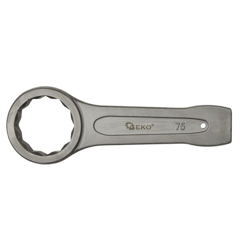 Casa si Gradina/Constructii/Scule de mana si unelte/Chei si truse chei - Cheie inelara cu batator, Geko, 75 mm, G16075 - Infinity.ro