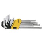 Casa si Gradina - Constructii - Scule de mana si unelte - Chei si truse chei - Set 9 chei imbus torx, Topmaster 390122 - Infinity.ro