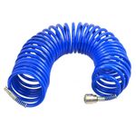 Casa si Gradina - Electrice - Echipamente electrice - Accesorii compresoare - Furtun pneumatic spiralat PU 6,5x10mm 5m, GEKO G02960 - Infinity.ro