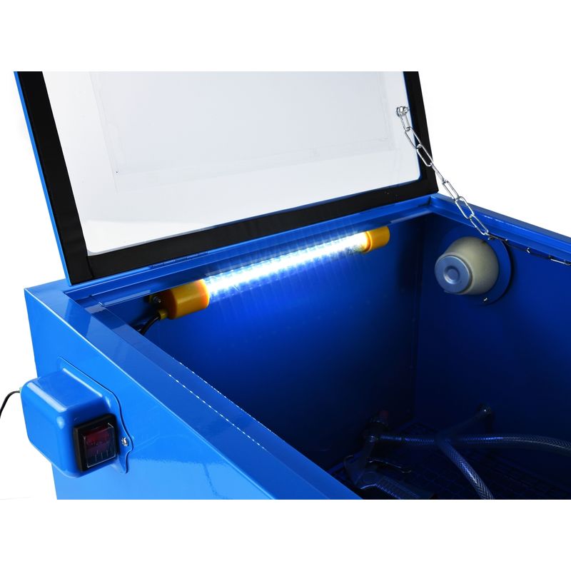 Casa si Gradina - Electrice - Echipamente electrice - Accesorii compresoare - Cabina de sablat cu capacitate de 90L, Geko G02021 - Infinity.ro