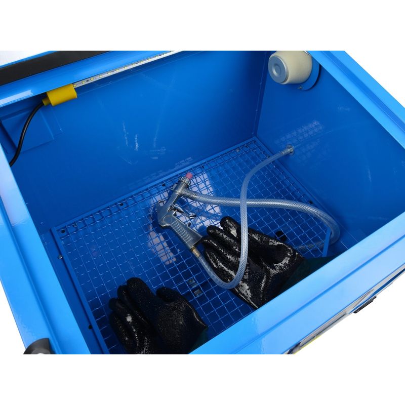 Casa si Gradina - Electrice - Echipamente electrice - Accesorii compresoare - Cabina de sablat cu capacitate de 90L, Geko G02021 - Infinity.ro