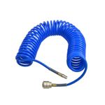 Casa si Gradina - Electrice - Echipamente electrice - Accesorii compresoare - Furtun pneumatic spiralat PU 5x8mm 15m, GEKO G02967 - Infinity.ro