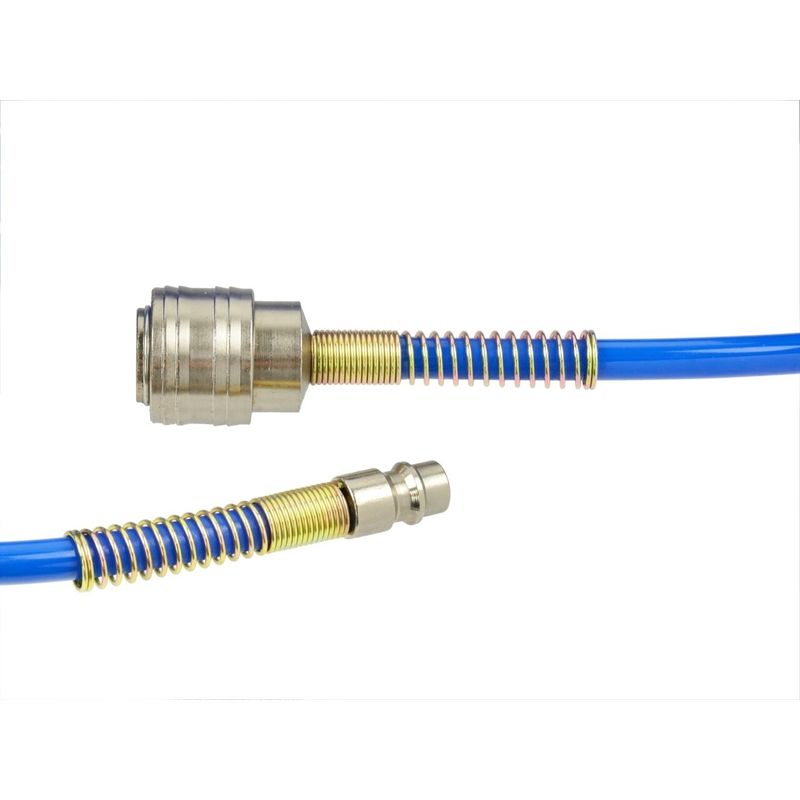 Casa si Gradina - Electrice - Echipamente electrice - Accesorii compresoare - Furtun pneumatic spiralat PU 5x8mm 15m, GEKO G02967 - Infinity.ro