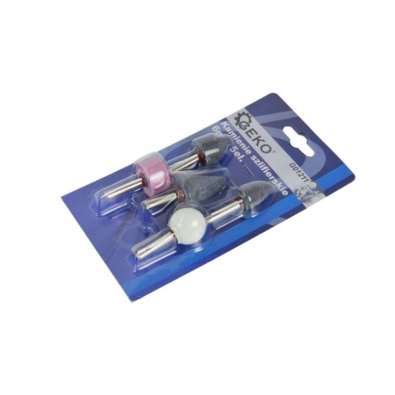 Casa si Gradina - Electrice - Echipamente electrice - Accesorii compresoare - Set 5 pietre pentru slefuire 6mm, Geko G01211 - Infinity.ro