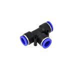 Casa si Gradina - Electrice - Echipamente electrice - Accesorii compresoare - Conector furtun pneumaticpneumatic PU/PE, tip T, 4mm, GEKO G03040 - Infinity.ro