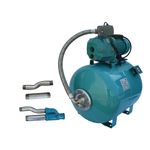 Casa si Gradina - Gradinarit si plante - Instalatii si accesorii pentru irigatii - Pompe apa - Hidrofor de mare adancime 23m cu ejector Omnigena DP355/80, rezervor 80 litri cu manometru, 0.75 kW + set 4 stuturi filetate, OM5003/80M+S - Infinity.ro