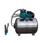 Casa si Gradina - Gradinarit si plante - Instalatii si accesorii pentru irigatii - Pompe apa - Hidrofor de mare adancime 23m cu ejector Omnigena DP355/100, rezervor 100 litri din inox, 0.75 kW + set 4 stuturi filetate, OM5003/100I+S - Infinity.ro