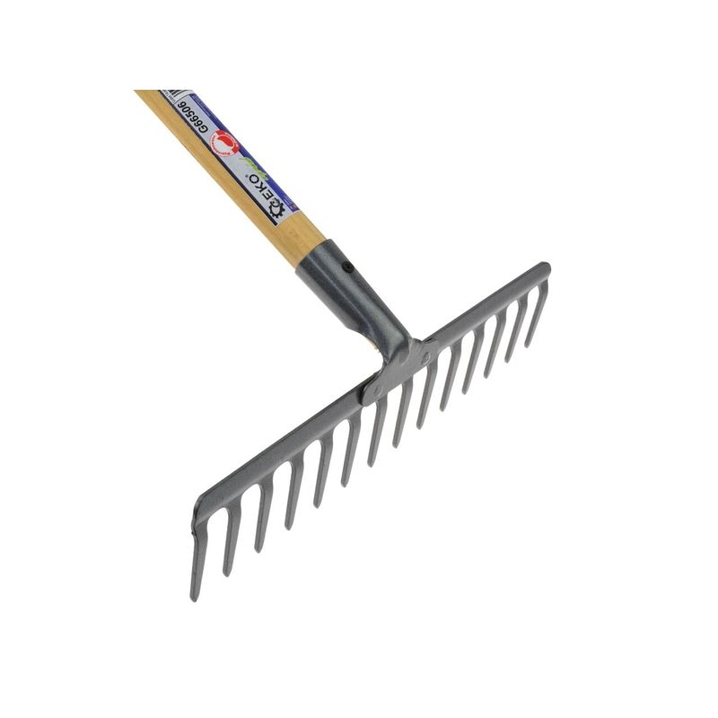 Casa si Gradina - Gradinarit si plante - Unelte gradinarit - Greble - Grebla metalica de gradina cu 14 dinti, Geko G66506 - Infinity.ro
