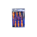 Casa si Gradina - Constructii - Scule de mana si unelte - Surubelnite - Set 6 surubelnite 1000V + tester de tensiune, Geko G30625 - Infinity.ro