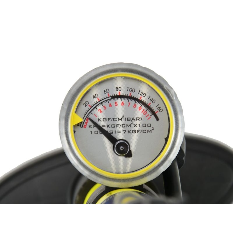 Sport si Outdoor - Ciclism - Accesorii pentru biciclete - Pompe biciclete - Pompa manuala cu indicator de presiune 35x500mm, GEKO PROFI G01281 - Infinity.ro