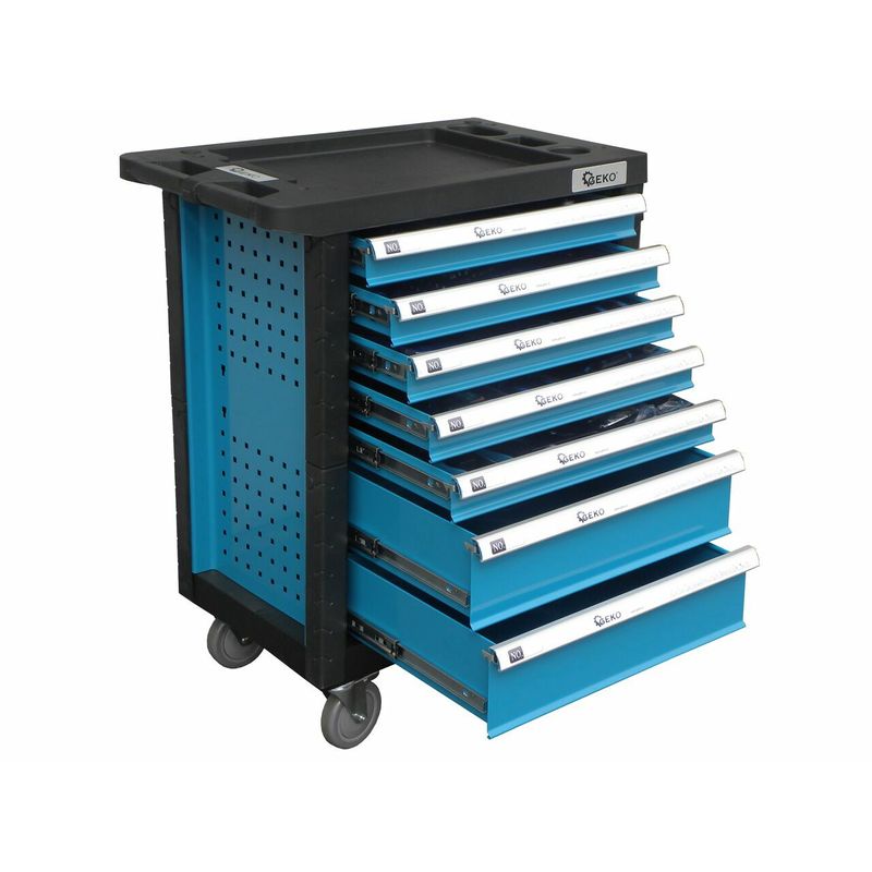 Casa si Gradina - Constructii - Depozitare, transport si protectie - Organizatoare si cutii scule - Dulap scule, 7 sertare, 272 piese, GEKO G10830 - Infinity.ro
