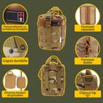 Sport si Outdoor/Camping/Accesorii camping si drumetii - Set kit complet de supravietuire multifunctional, Glowforhome, trusa prim ajutor, echipament de urgenta pentru drumetii - Infinity.ro