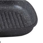 Casa si Gradina - Bucatarie si vesela - Vase pentru gatit - Tigai si seturi - Tigaie dubla ZILAN ZLN-9522,culoare negru Diametru 30 cm, garnitura silicon rezerva, - Infinity.ro