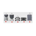 Sport si Outdoor - Articole de voiaj - Accesorii articole de voiaj - Husa protectie troler cu imprimeu Instrumente muzicale, marimea L - Infinity.ro