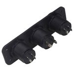 Sport si Outdoor - Ciclism - Accesorii pentru biciclete - Suporturi accesorii biciclete - Priza de Bricheta Universala, etansa, cu Voltmetru si incarcare 2 x USB, pentru vehicule offroad - Infinity.ro