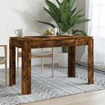 Casa si Gradina - Mobilier - Mese si birouri - Mese bucatarie si dining - Masa de bucatarie, stejar fumuriu, 120x60x76 cm, lemn prelucrat - Infinity.ro