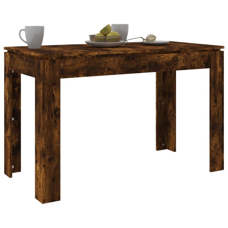 Casa si Gradina - Mobilier - Mese si birouri - Mese bucatarie si dining - Masa de bucatarie, stejar fumuriu, 120x60x76 cm, lemn prelucrat - Infinity.ro