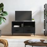 Casa si Gradina - Mobilier - Comode si corpuri - Comode - Comoda TV, negru, 80x36x50 cm, lemn prelucrat - Infinity.ro