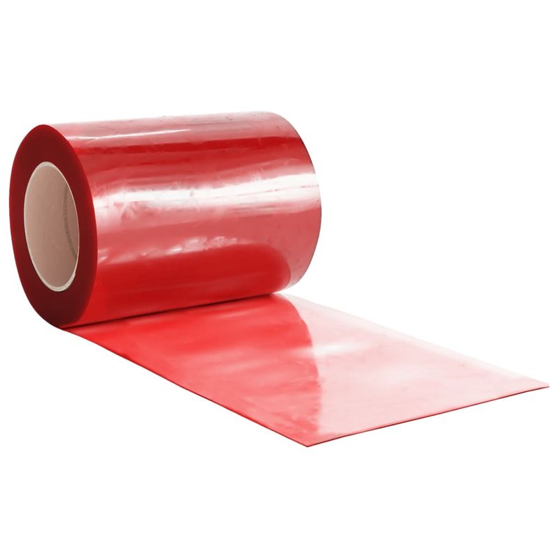 Casa si Gradina - Textile si covoare - Perdele si draperii - Perdele - Perdea pentru usa, rosu, 300 mmx2,6 mm 25 m, PVC - Infinity.ro