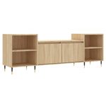 Casa si Gradina - Mobilier - Comode si corpuri - Comode - Comoda TV, stejar sonoma, 160x35x55 cm, lemn prelucrat - Infinity.ro