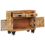 Casa si Gradina - Mobilier - Comode si corpuri - Comode - Servanta, 80x30x65 cm, lemn masiv de mango brut - Infinity.ro