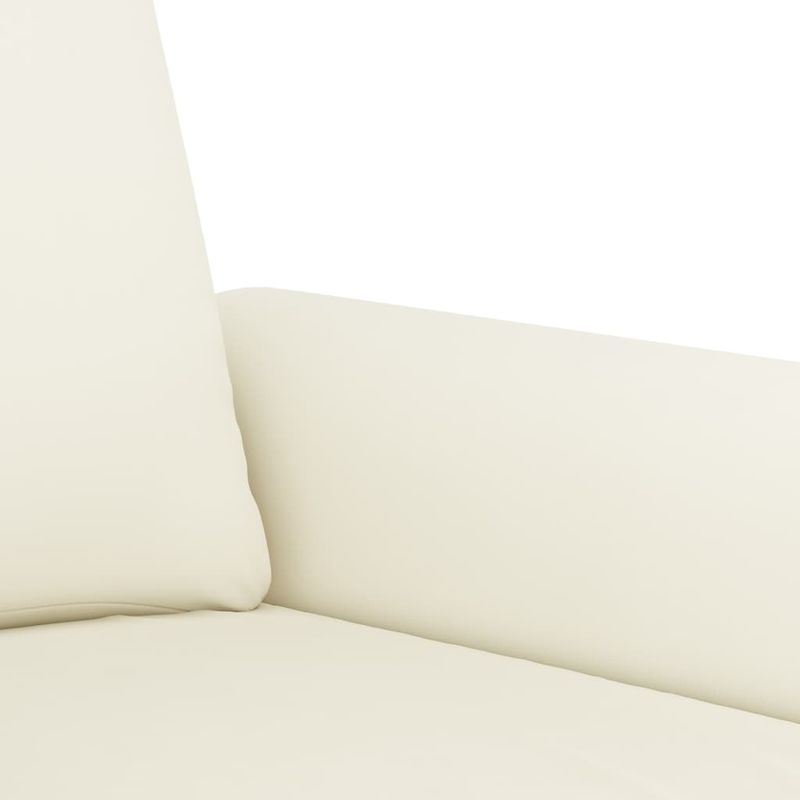 Casa si Gradina - Mobilier - Seturi de mobilier - Seturi living - Set de canapele cu perne, 2 piese, crem, catifea - Infinity.ro