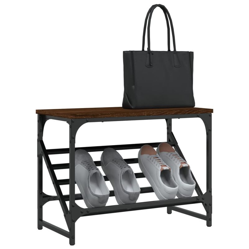 Casa si Gradina - Mobilier - Organizare si depozitare - Organizator incaltaminte - Pantofar, stejar maro, 60x30x45 cm, lemn compozit - Infinity.ro