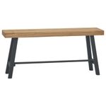 Casa si Gradina - Mobilier - Canapele si coltare - Banchete - Banca, 110 cm, lemn masiv de tec - Infinity.ro