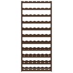 Casa si Gradina - Bucatarie si vesela - Accesorii bar - Carafe si decantoare - Suport sticle de vin, 77 sticle, maro, lemn masiv de pin - Infinity.ro