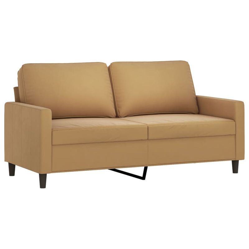 Casa si Gradina - Mobilier - Seturi de mobilier - Seturi living - Set de canapele cu perne, 2 piese, maro, catifea - Infinity.ro