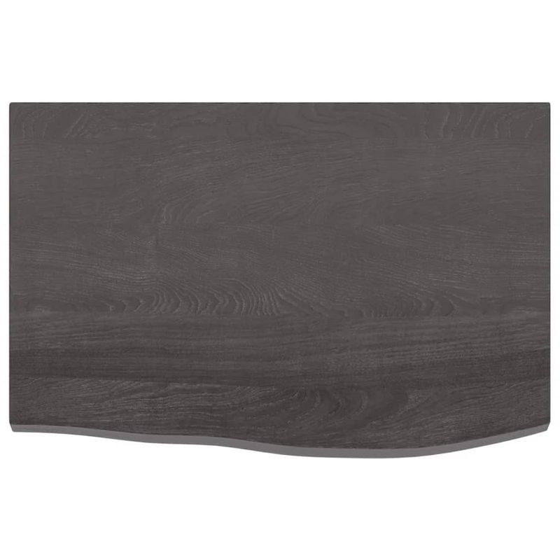 Casa si Gradina - Mobilier - Mobilier baie - Blaturi baie - Blat de baie, maro inchis, 60x40x2 cm, lemn masiv tratat - Infinity.ro
