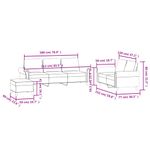 Casa si Gradina - Mobilier - Seturi de mobilier - Seturi living - Set de canapele cu perne, 3 piese, negru, catifea - Infinity.ro