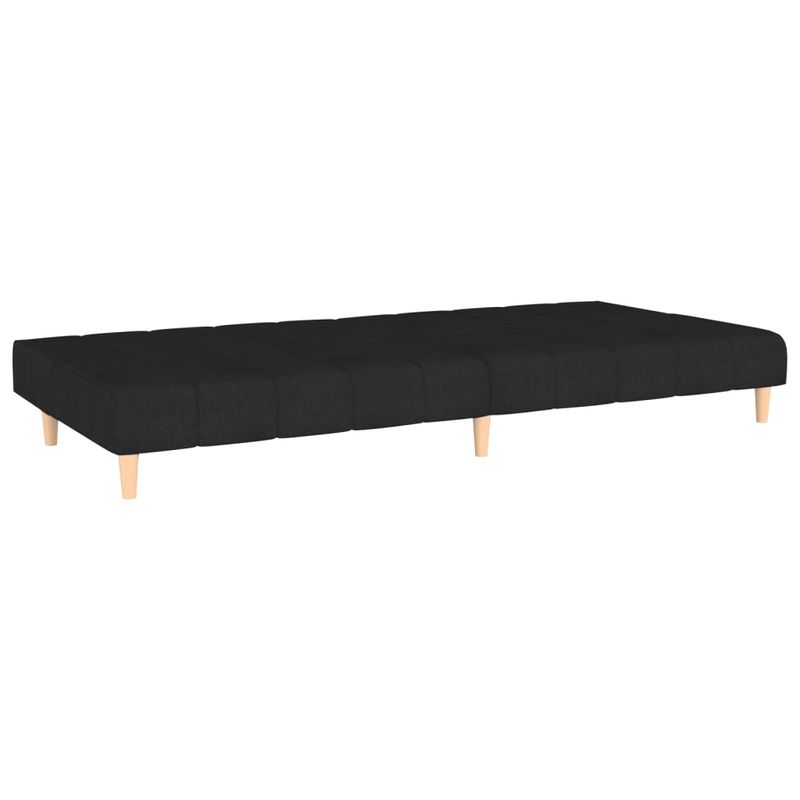 Casa si Gradina - Mobilier - Canapele si coltare - Canapele - Canapea extensibila cu 2 locuri, negru, material textil - Infinity.ro