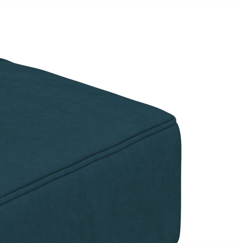 Casa si Gradina - Mobilier - Canapele si coltare - Canapele - Canapea extensibila cu 2 locuri, 2 perne, albastru, catifea - Infinity.ro