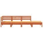 Casa si Gradina - Gradina si terasa - Mobilier exterior - Canapele si fotolii gradina - Canapea de gradina cu 4 locuri, maro ceruit, lemn masiv de pin - Infinity.ro