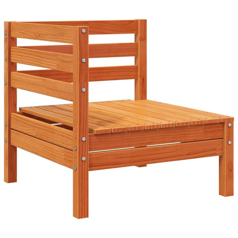 Casa si Gradina - Gradina si terasa - Mobilier exterior - Canapele si fotolii gradina - Canapea de gradina cu 4 locuri, maro ceruit, lemn masiv de pin - Infinity.ro