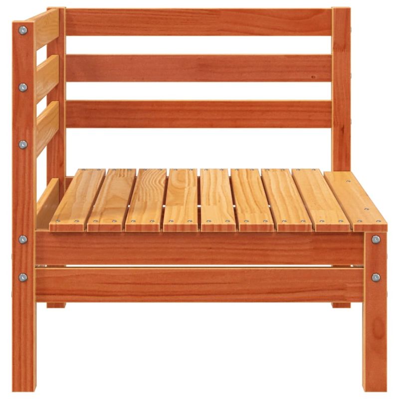 Casa si Gradina - Gradina si terasa - Mobilier exterior - Canapele si fotolii gradina - Canapea de gradina cu 4 locuri, maro ceruit, lemn masiv de pin - Infinity.ro